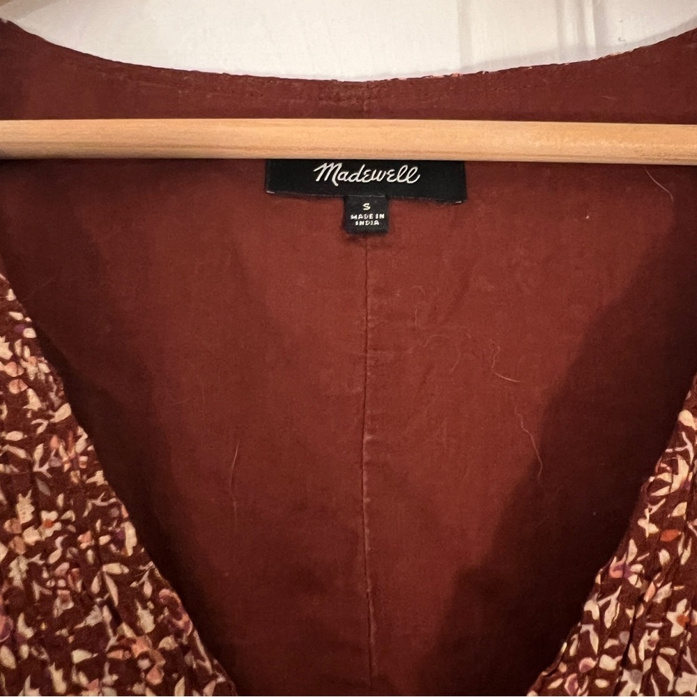 Madewell florentine floral pintuck mini dress - Picture 6 of 8
